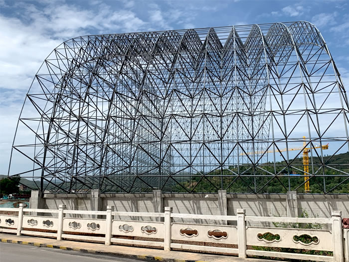 开原山寨矿储煤棚网架